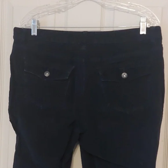 St. John's Bay Black Straight Leg Corduroy Jeans Size 16P - Picture 5 of 9